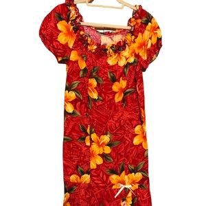 NWOT Girls Authentic Hawaiian dress